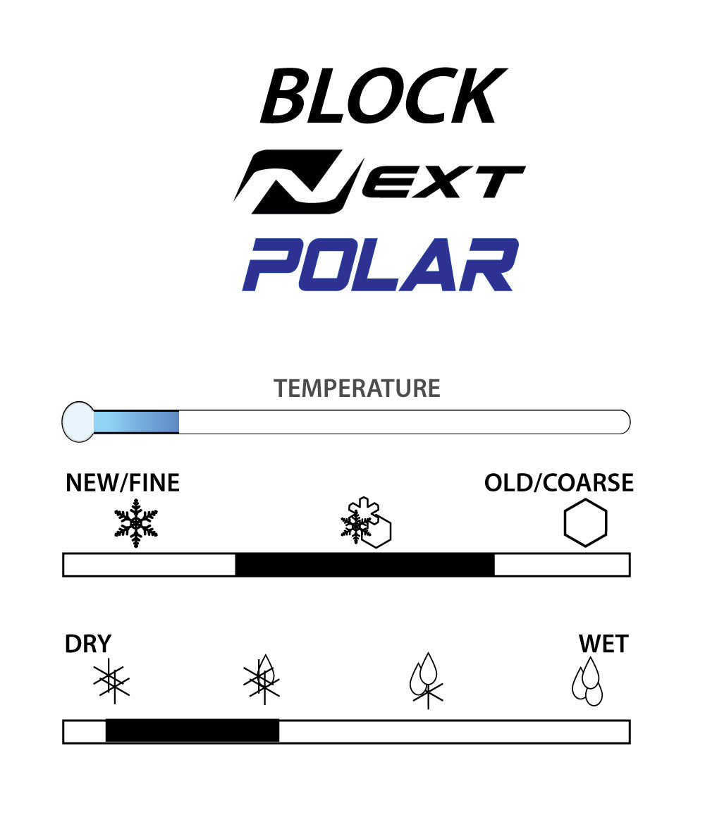 A product picture of the STAR NEXT POLAR Fluoro-Free Racing Wool-Apply BLOCK