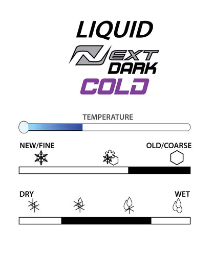 A product picture of the STAR NEXT DARK COLD Fluoro-Free Racing Liquid (Sponge Application)