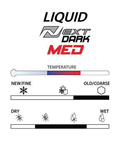 A product picture of the STAR NEXT DARK MED Fluoro-Free Racing Liquid (Sponge Application)