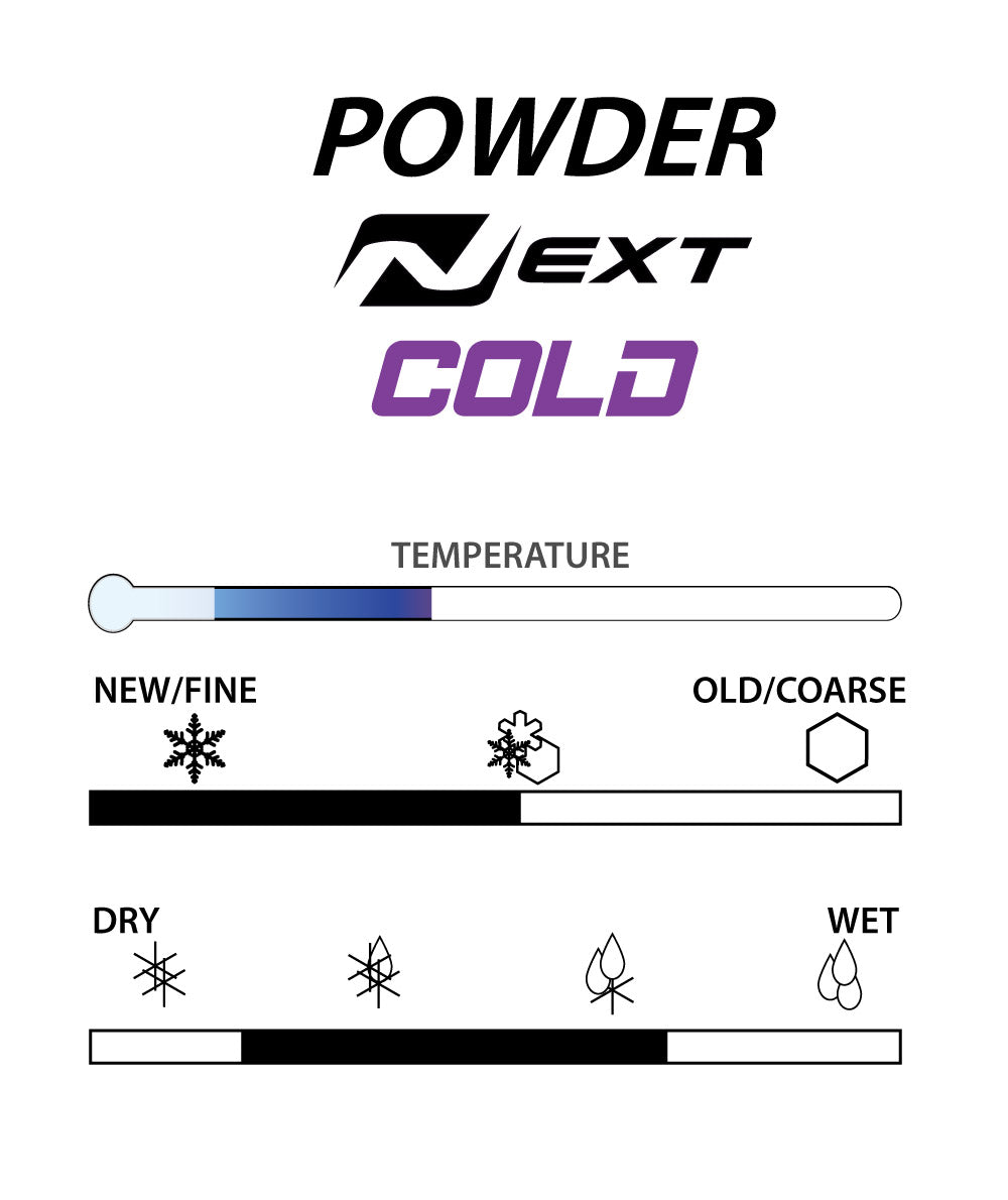 A product picture of the STAR NEXT COLD Fluoro-Free Racing Powder