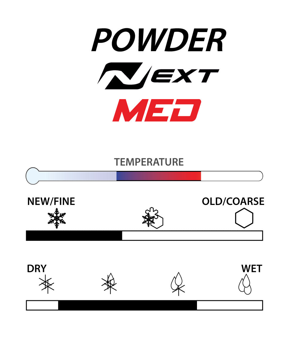 A product picture of the STAR NEXT MED Fluoro-Free Racing Powder