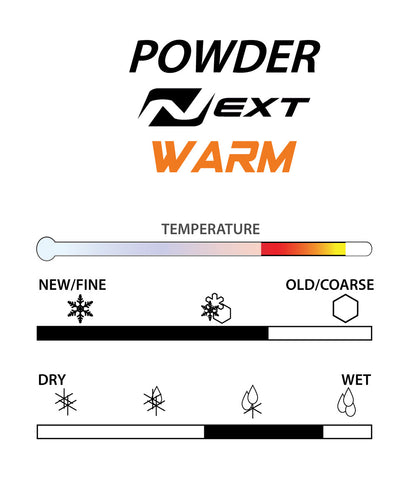 A product picture of the STAR NEXT WARM Fluoro-Free Racing Powder