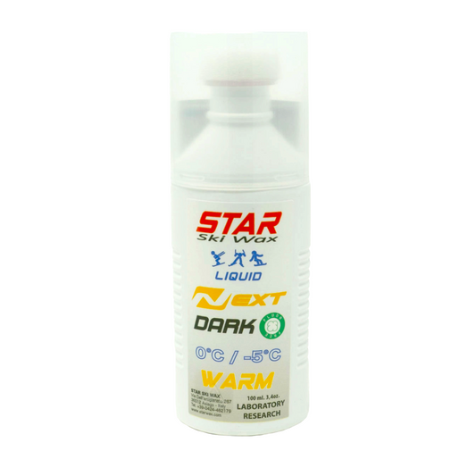 A product picture of the STAR NEXT DARK WARM Fluoro-Free Racing Liquid (Sponge Application)