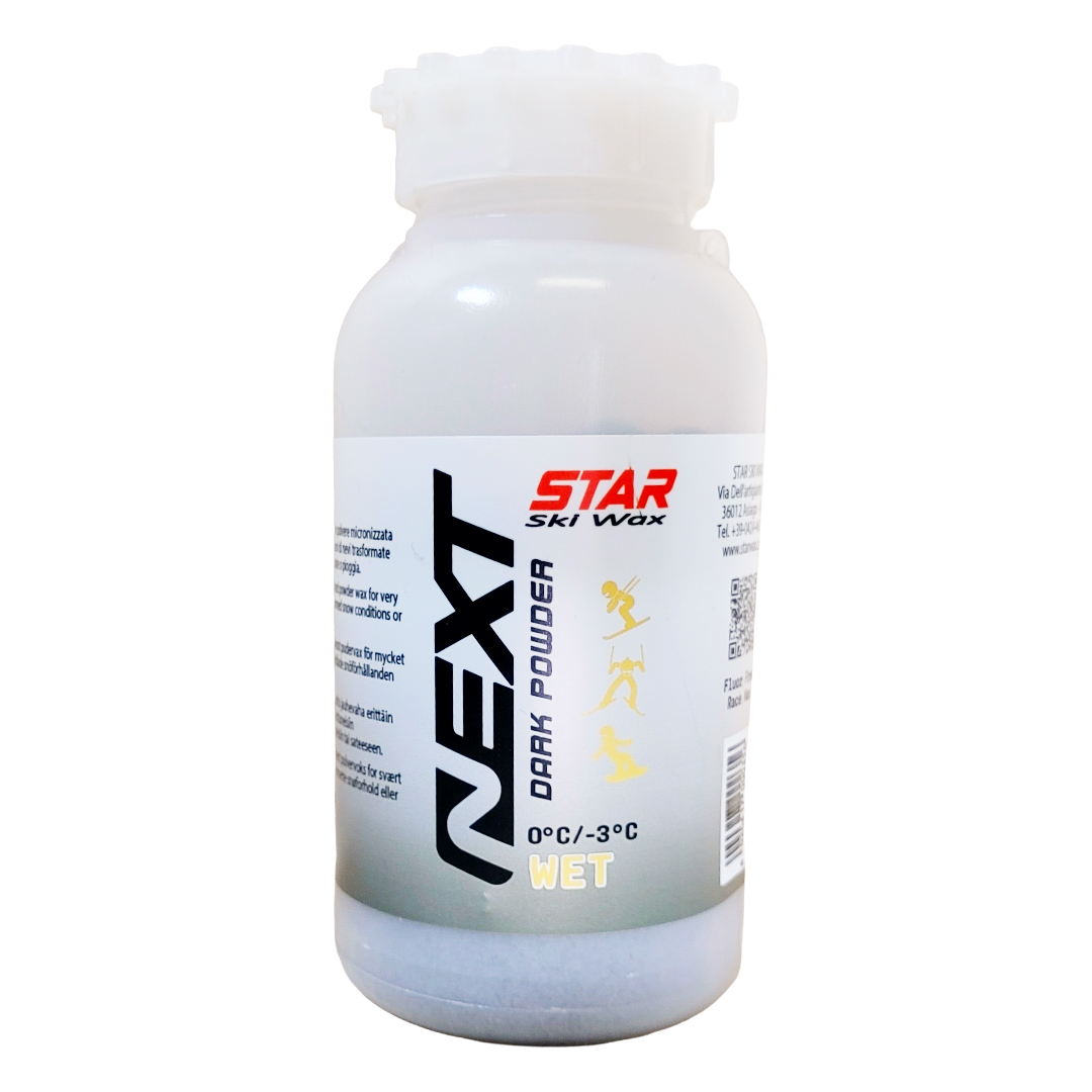 A product picture of the STAR NEXT DARK WET Fluoro-Free Racing Powder (0C/-3C)