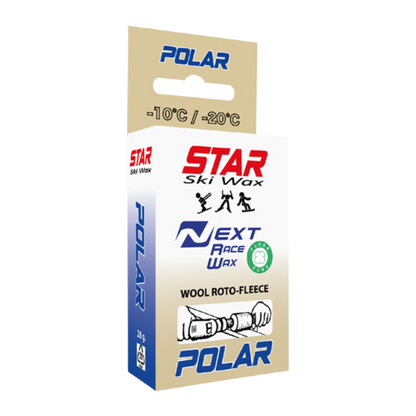 A product picture of the STAR NEXT POLAR Fluoro-Free Racing Wool-Apply BLOCK