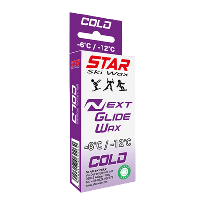 A product picture of the STAR NEXT COLD Fluoro-Free Racing Melt Wax