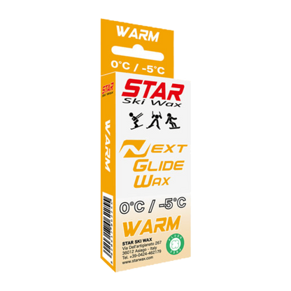 A product picture of the STAR NEXT WARM Fluoro-Free Racing Melt Wax