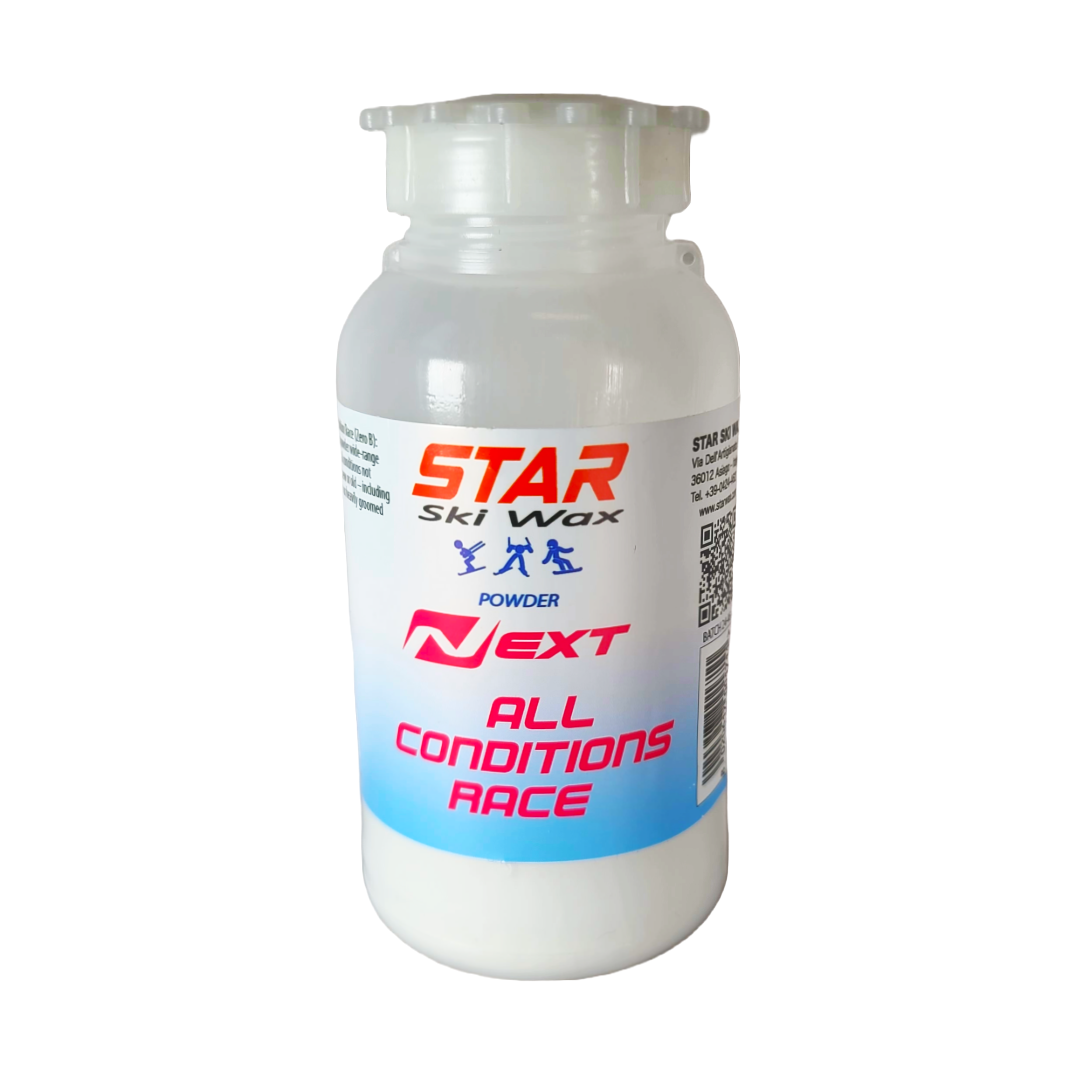 A product picture of the STAR NEXT All Conditions Fluoro-Free Racing Powder