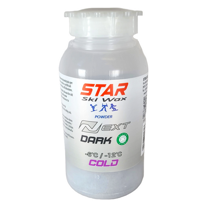 A product picture of the STAR NEXT DARK COLD Fluoro-Free Racing Powder