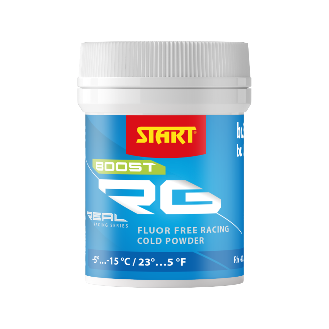 A product picture of the Start RG Boost Finishing Powder Cold