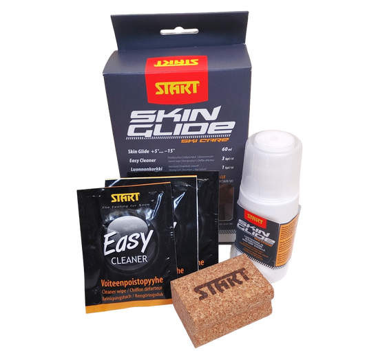 A product picture of the Start Skin Glide Ski Care Kit