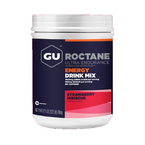 Gu Energy Roctane Strawberry Hibiscus Drink Mix (Caffine Free)