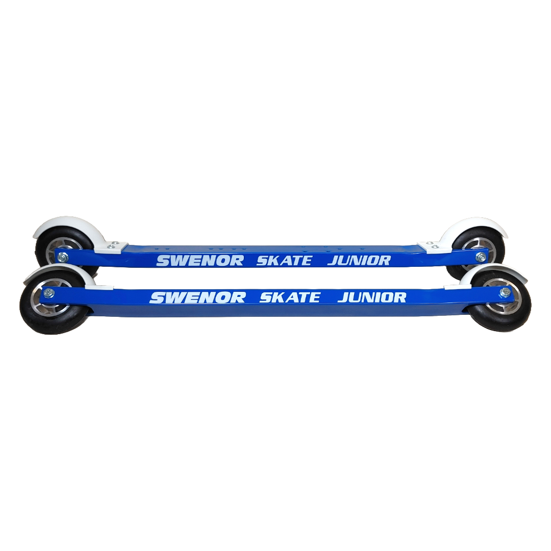 A product picture of the Swenor Skate Junior Aluminum Rollerskis