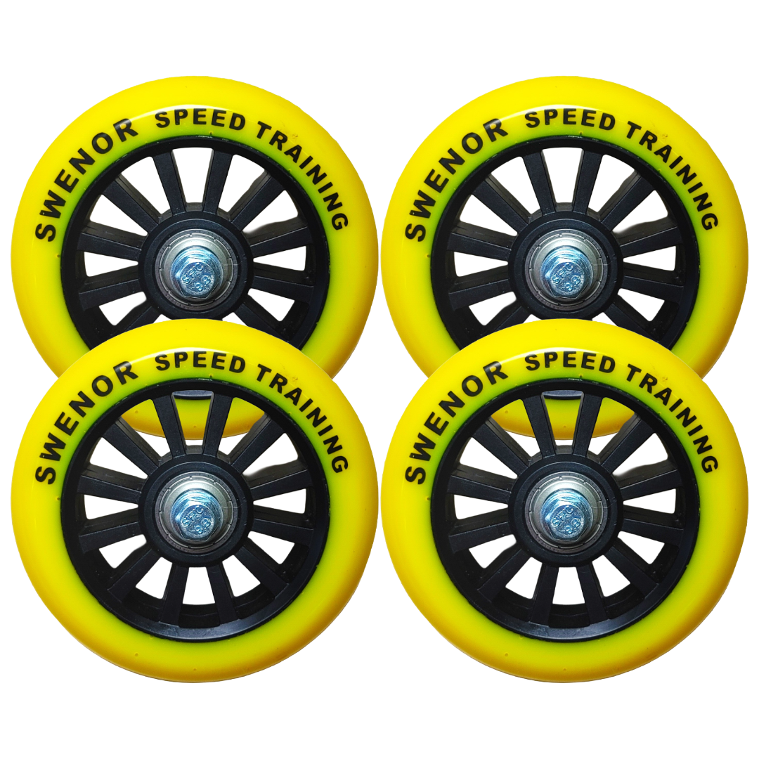 A product picture of the Swenor Speed Training Skate Wheel (Assembled with Bearings)