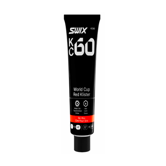 A product picture of the Swix KC60 WC Red Klister (4C/0C) | 55g
