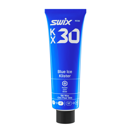 A product picture of the Swix KX30 Ice Klister Blue (0C/-12C) | 55g