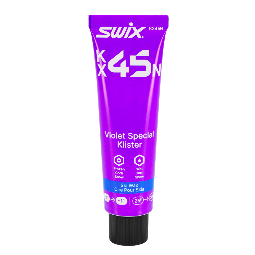 A product picture of the Swix KX45N Violet Special Klister (1C/-4C) | 55g