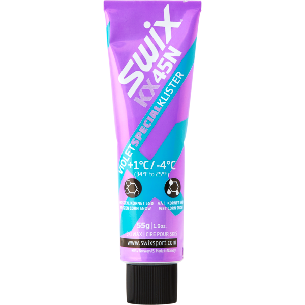 A product picture of the Swix KX45N Violet Special Klister (1C/-4C) | 55g