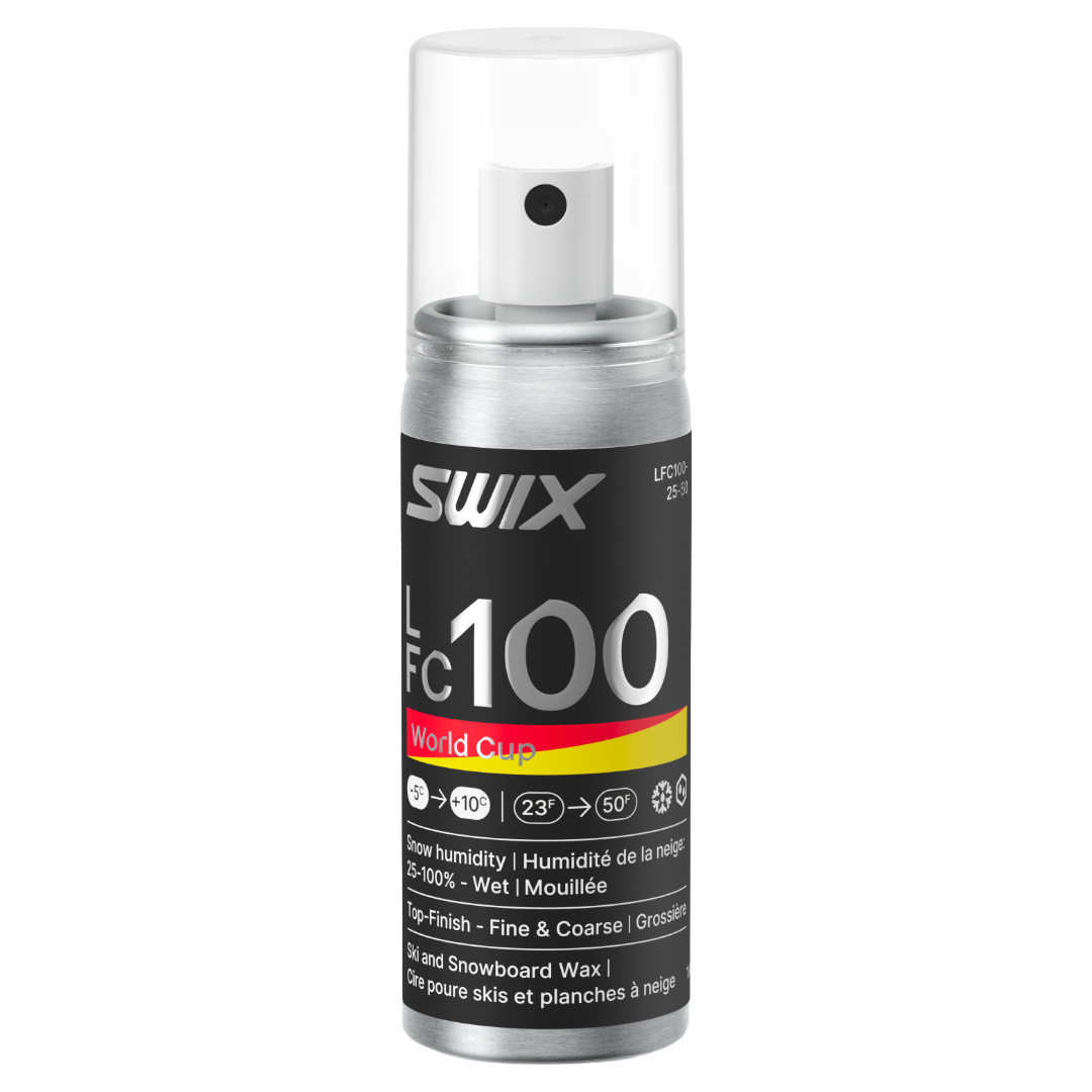 A product picture of the Swix LFC100 WC Fine/Coarse Wet Liquid Glide Wax | 50ml
