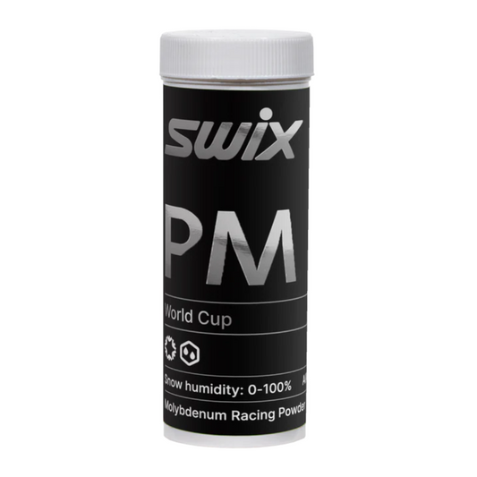 A product picture of the Swix PM WC Molybdenum Powder Glide Wax | 25g