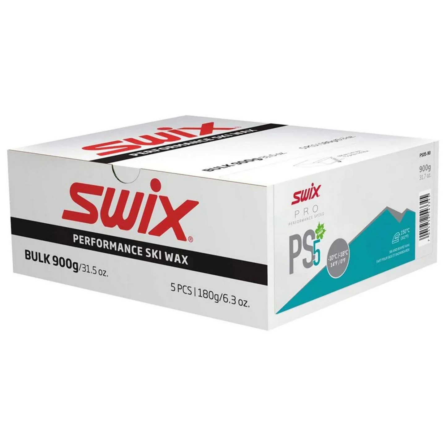 A product picture of the Swix PS5 Turquoise, Melt Glider -10°C/-18°C