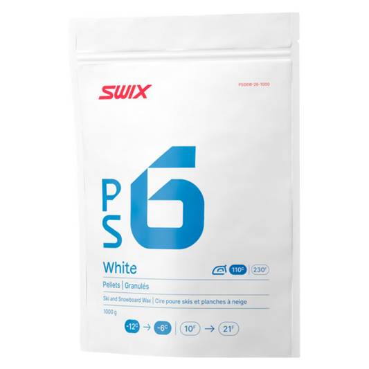 A product picture of the Swix PS6 Pellets for T60 Wax Machine (-6C/-12C) | 1000g