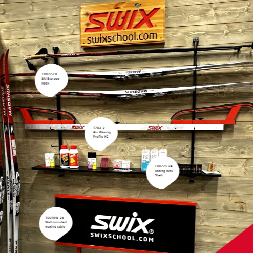 A product picture of the Swix Wax Shelf for T77 Ski Rack