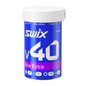 A product picture of the Swix V40 Blue Extra Kick Wax (-3C/-10C) | 45g