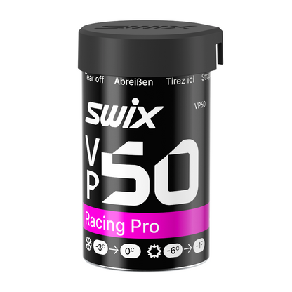 A product picture of the Swix VP50 Purple Kick Wax (-1C/-6C) | 45g