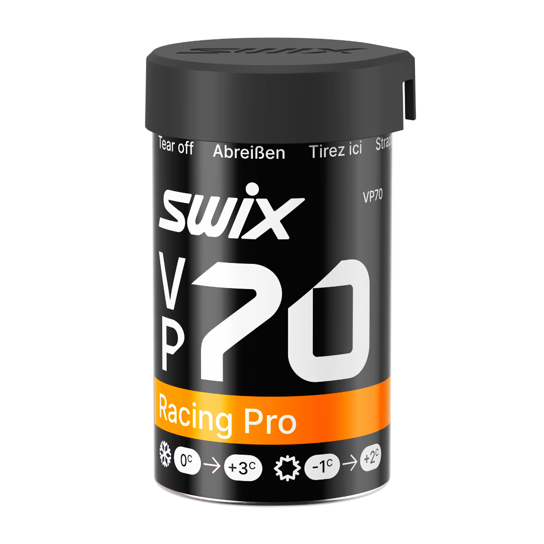 A product picture of the Swix VP70 Yellow Kick Wax (2C/-1C) | 45g