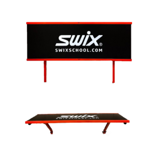 A product picture of the Swix Wall-Mounted Waxing Table