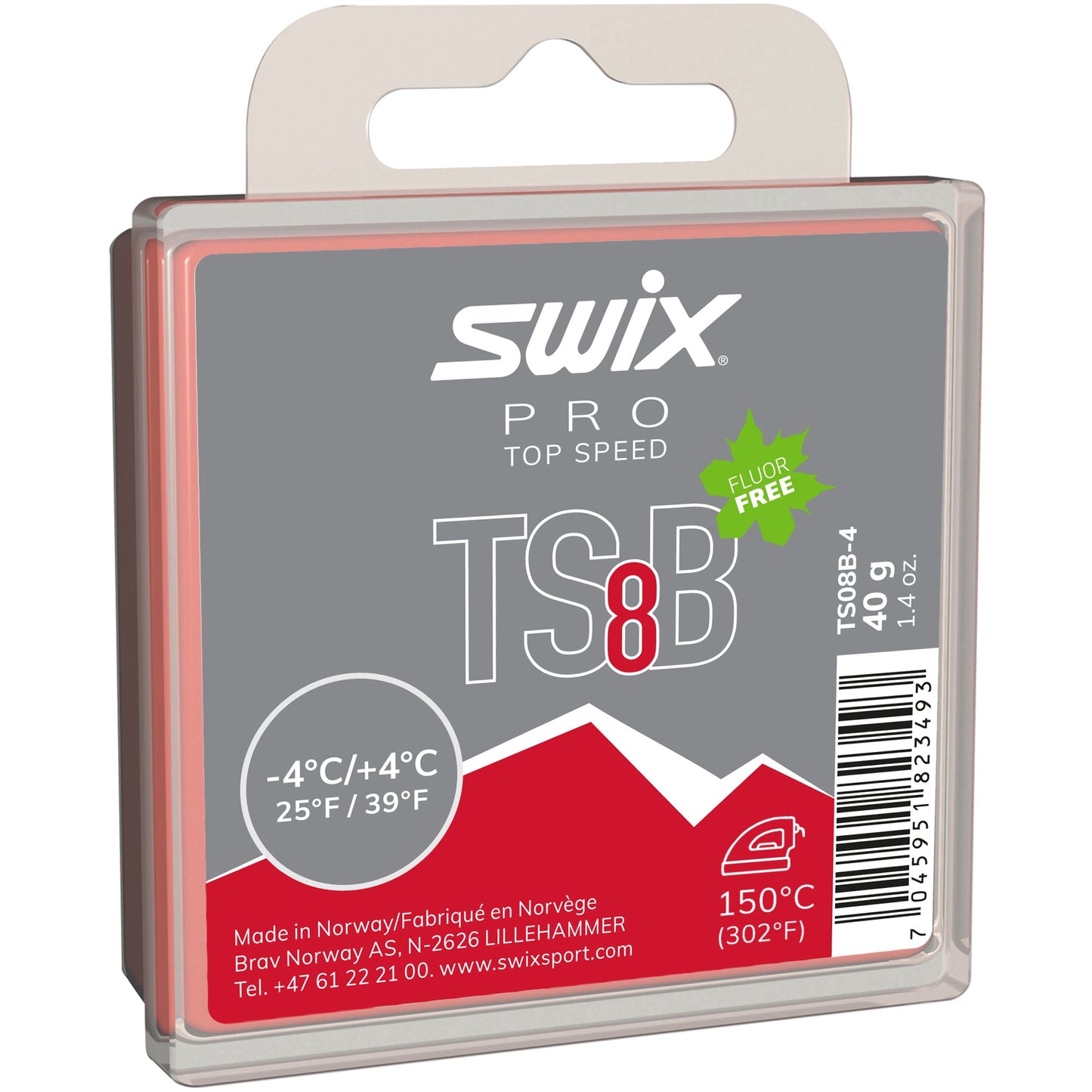 TSB8 Black, Melt Glider -4°C/+4°C Angle 1