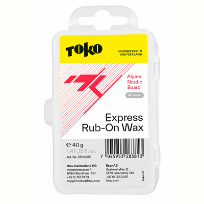 A product picture of the Toko Express Rub-on