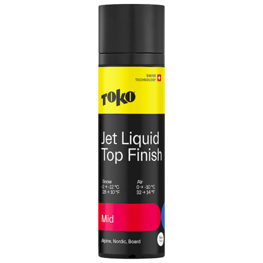 A product picture of the Toko Jet Liquid Top Finish Mid  (-2C/-12C) | 70ml
