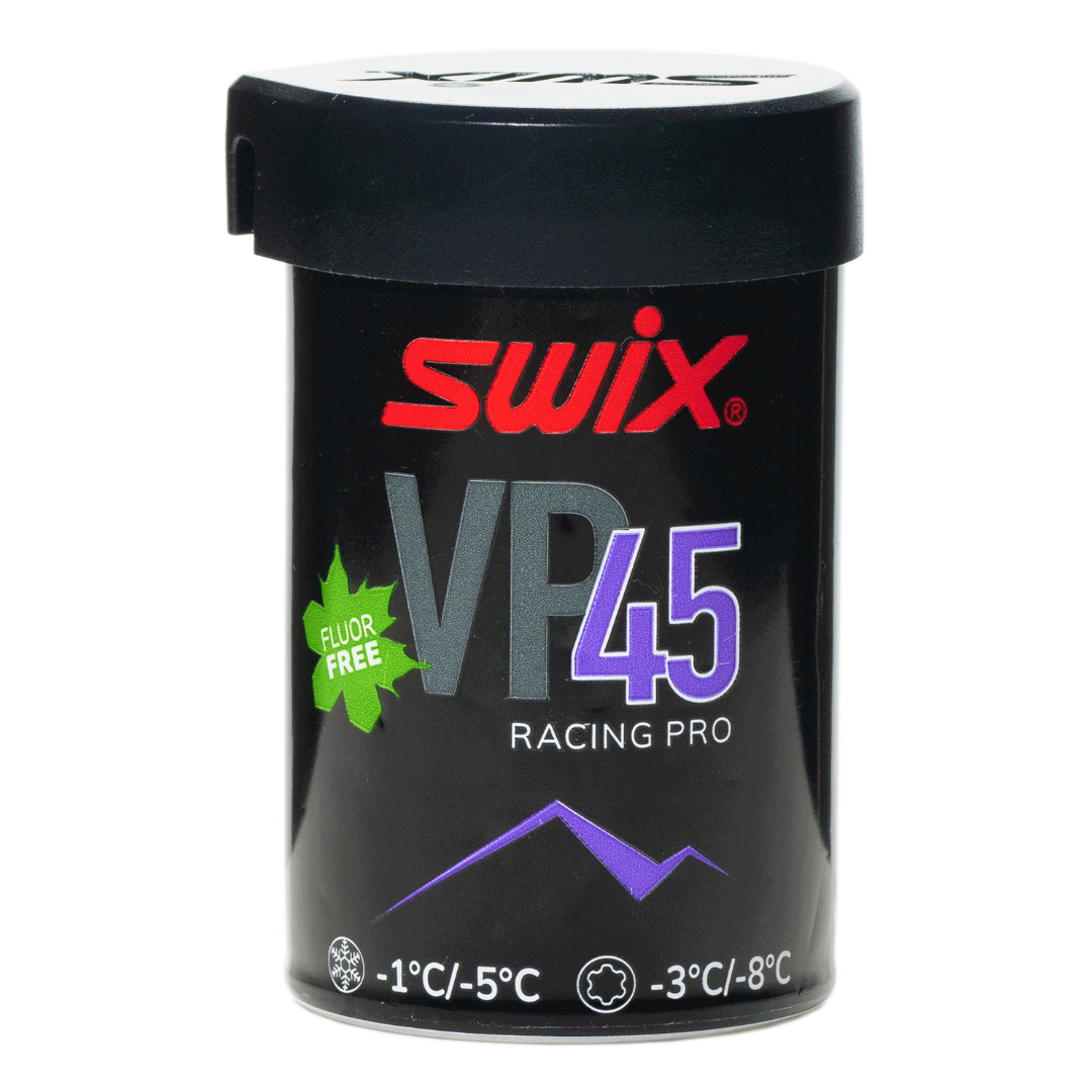 A product picture of the Swix VP45 Purple-Blue Kick Wax -3°C/-8°C