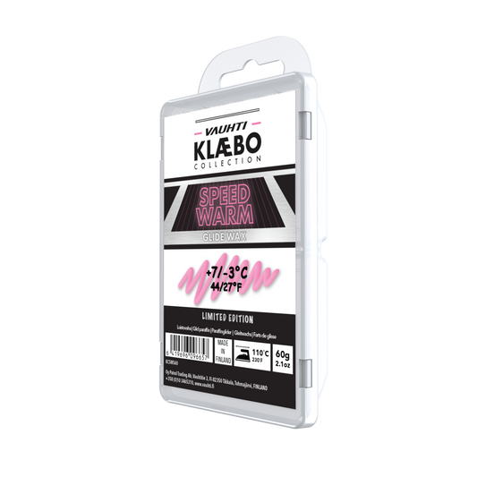 A product picture of the Vauhti Klaebo Speed Warm Melt Wax (7C/-3C) | 60g