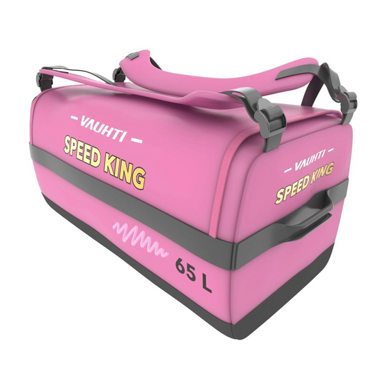 A product picture of the Vauhti Klaebo 65L Travel Bag