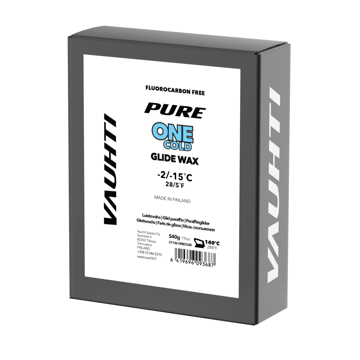 A product picture of the Vauhti ONE COLD Melt Wax 2024 (-2C/-15C)