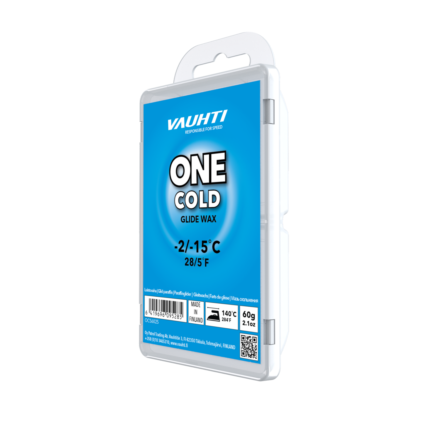 A product picture of the Vauhti ONE COLD Melt Wax  (-2C/-15C)