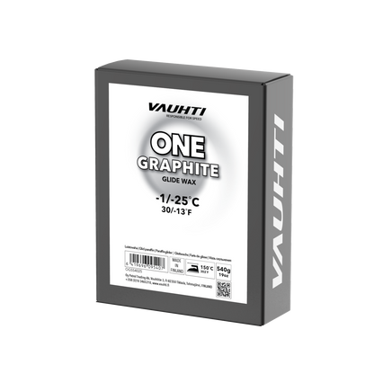 A product picture of the Vauhti ONE GRAPHITE Melt Wax (-1C/-25C)