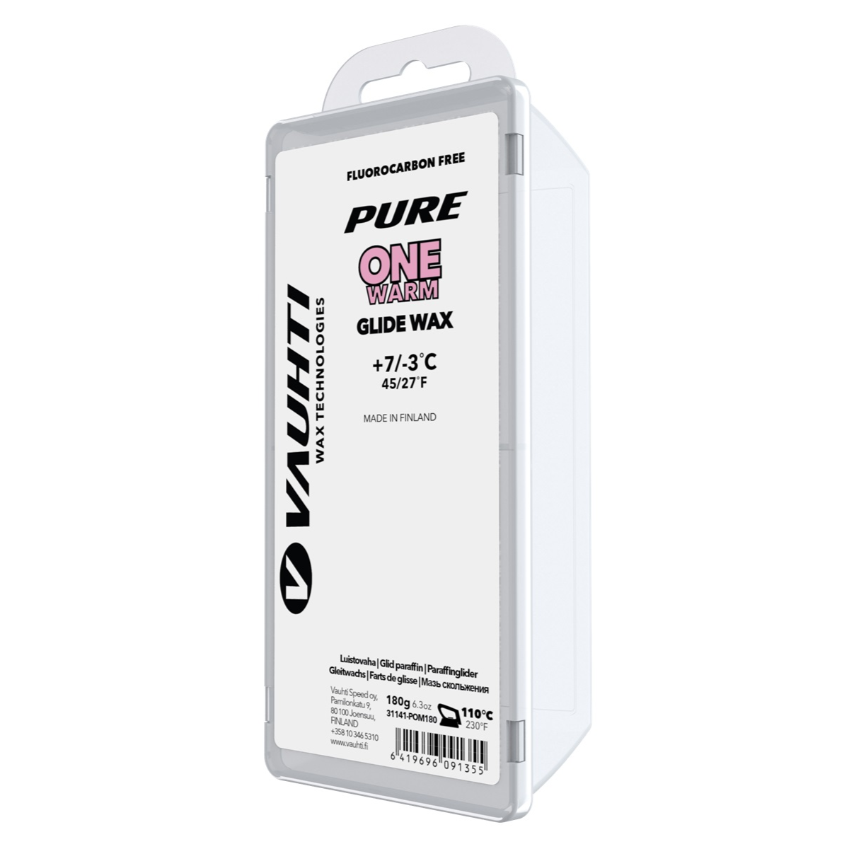 A product picture of the Vauhti ONE WARM Melt Wax 2024 (7C/-3C)