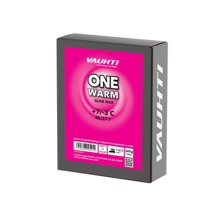 A product picture of the Vauhti ONE WARM Melt Wax (7C/-3C)