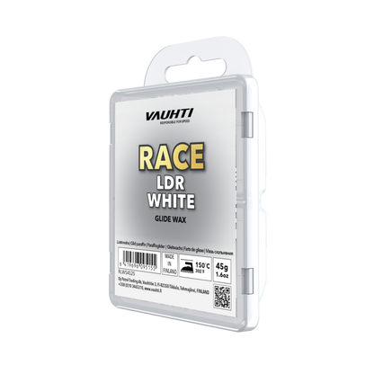 A product picture of the Vauhti RACE LDR WHITE Melt Wax