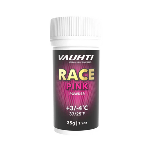 A product picture of the Vauhti RACE PINK Powder Glide Wax (3C/-4C) | 35g