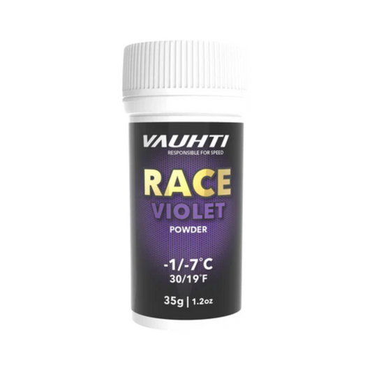 A product picture of the Vauhti RACE VIOLET Powder Glide Wax (-1C/-7C) | 35g