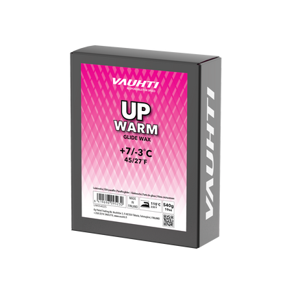 A product picture of the Vauhti UP WARM Melt Wax (7C/-3C)