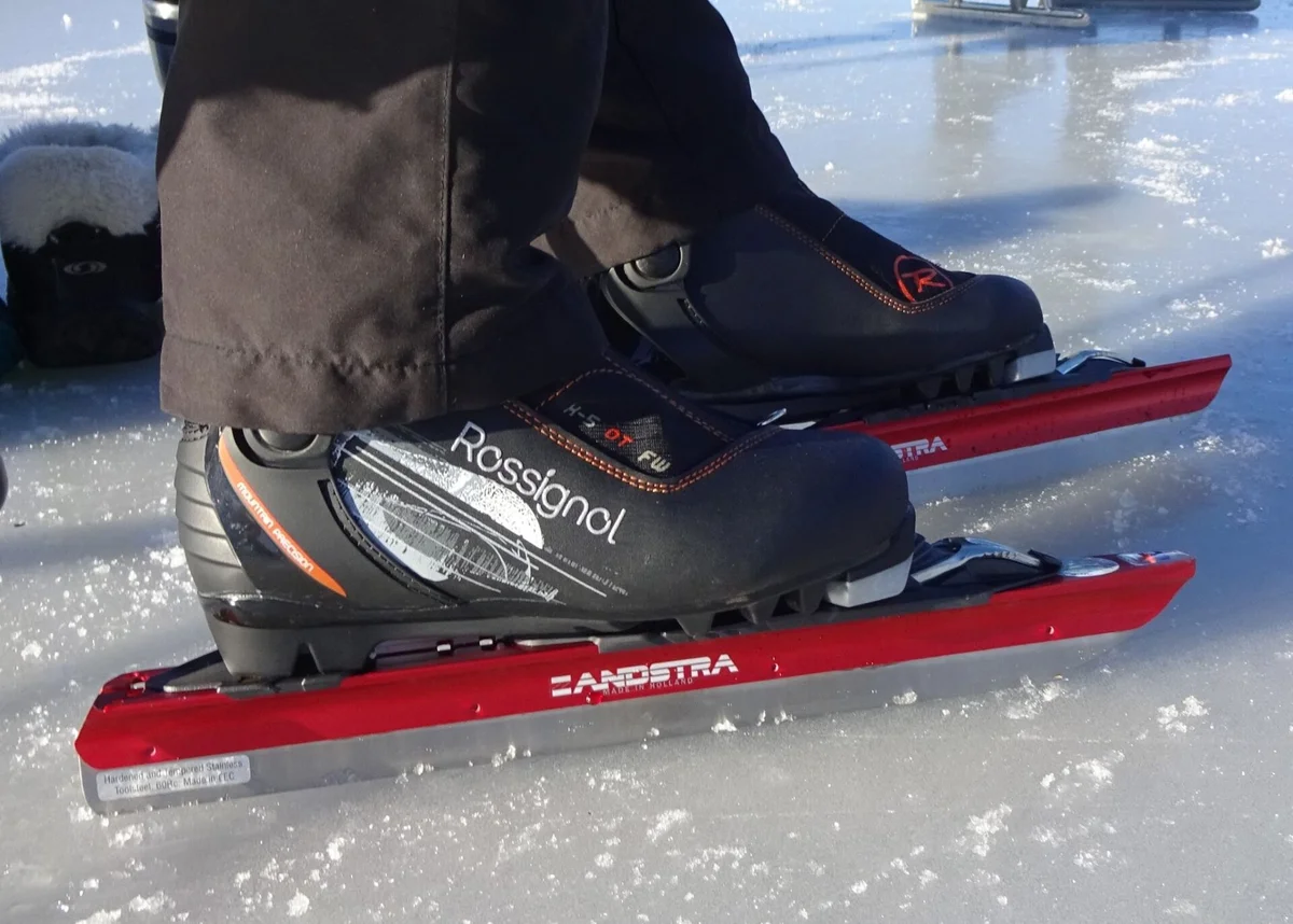 A product picture of the Zandstra NIS Nordic Ice Skates