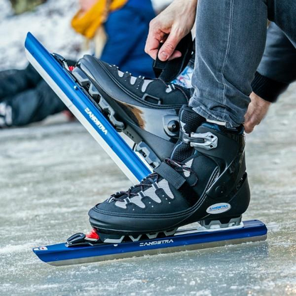 A product picture of the Zandstra 'Nordic' Model Ice Skates