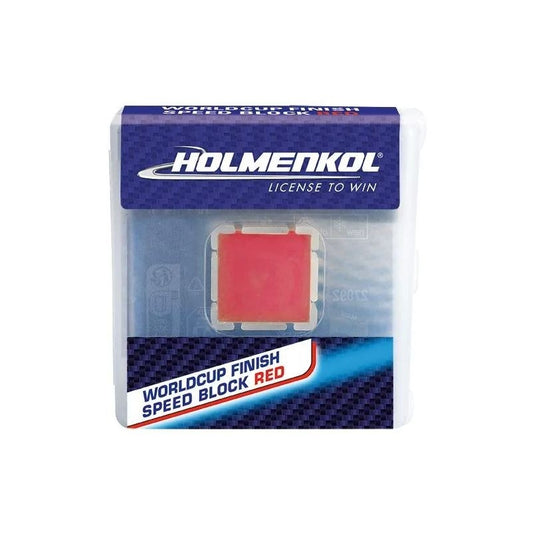 A product picture of the Holmenkol WC Finish SpeedBlock Red (-6C/-12C) | 10g