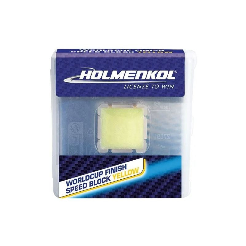 A product picture of the Holmenkol WC Finish SpeedBlock Yellow (0C/-5C) | 10g